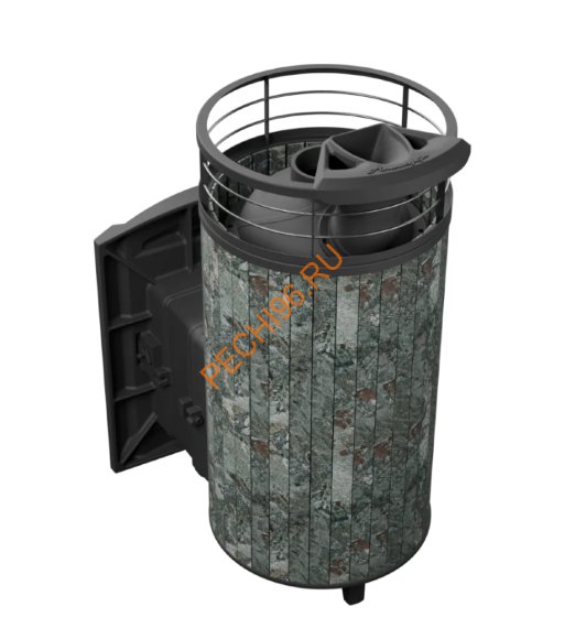 Печь банная Атмосфера XL Жадеит ламель+сетка, с горелкой Печь банная Атмосфера XL Жадеит ламель+сетка, с горелкой