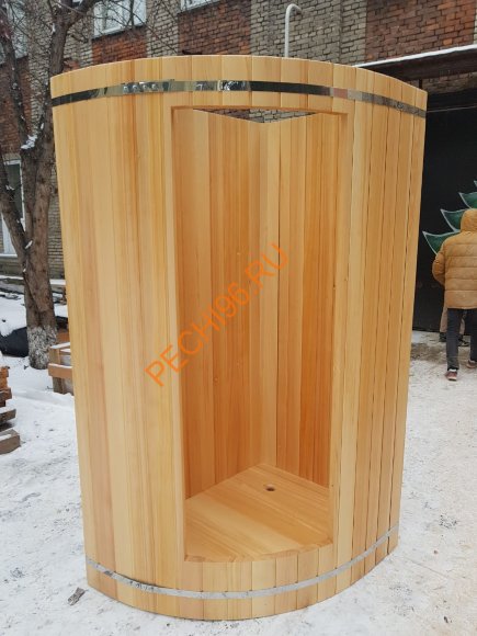 Душевая кабина НКЗ угловая из кедра