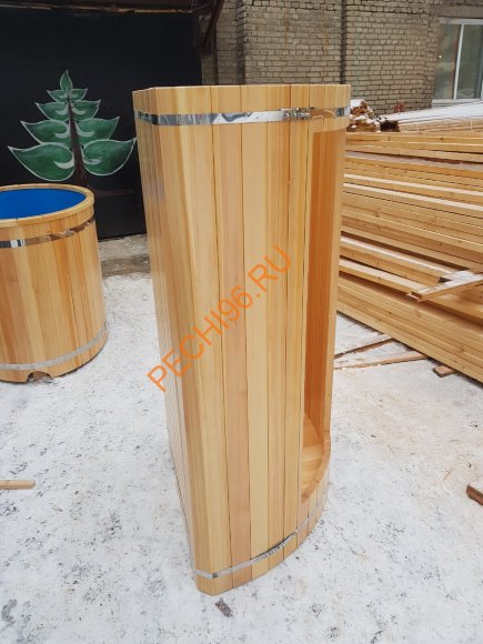 Душевая кабина НКЗ угловая из кедра