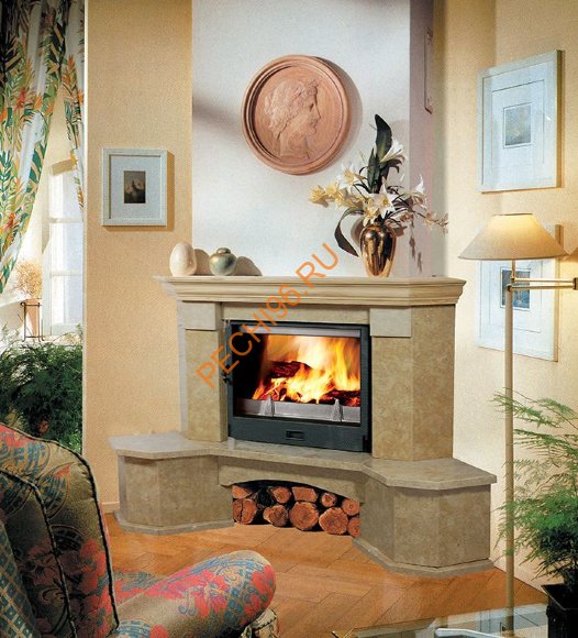 Каминная топка Kratki Amelia G гильотина 25