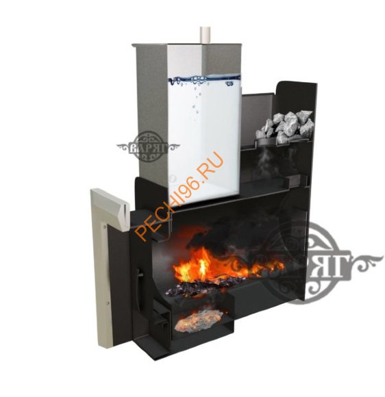 Печь банная Варяг Пересвет 20 бак нерж 55 л закрытая каменка Печь банная Варяг Пересвет 20 бак нерж 55 л закрытая каменка