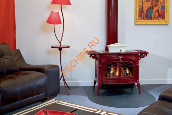 Чугунная печь Vermont Castings Defiant бордо