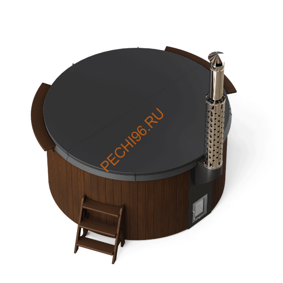 Купель композитная Polarspa ELITE 220 термобереза темная