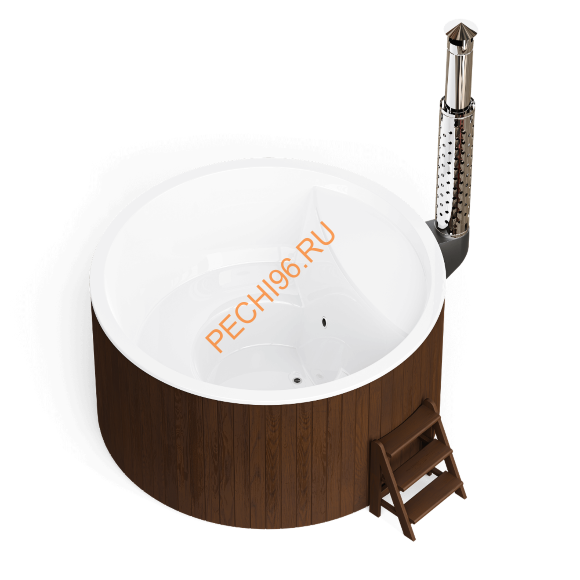 Купель композитная Polarspa ELITE 220 термобереза темная