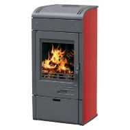 Чугунная печь-камин PLAMEN VESTA красная