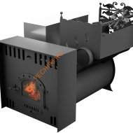 Печь банная Термосфера Горыныч 3, малая дверь со стеклом, система ЕСВО
