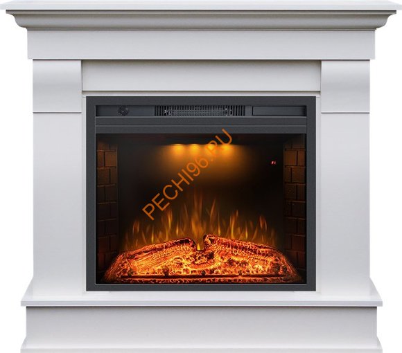 Электрический камин Royal Flame Monaco Бьянко белый с очагом Emerald 23
