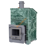 Печь банная Гефест Гроза 24М в облицовке Президент Змеевик