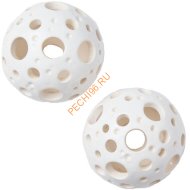 Декоративные шары ZeFire белые с отверстиями трех размеров