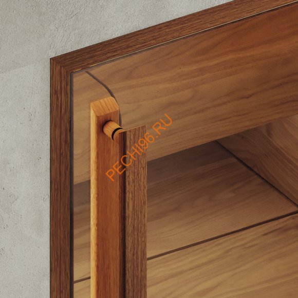 Дверь стеклянная DoorWood Хамам АРТ Wood 9 бронза матовая