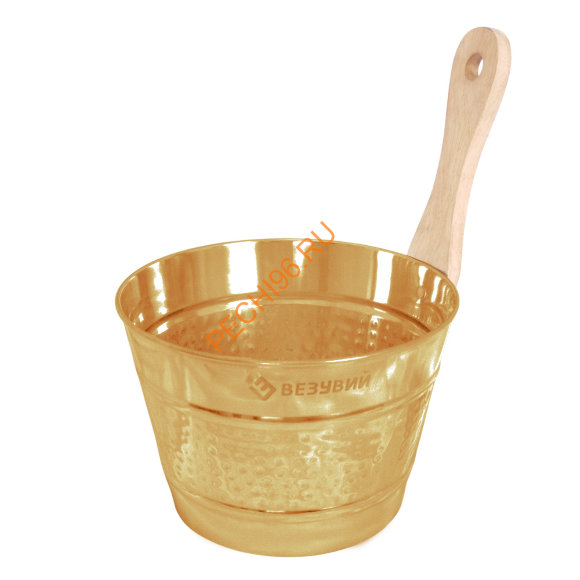 Шайка Везувий латунь 4 л