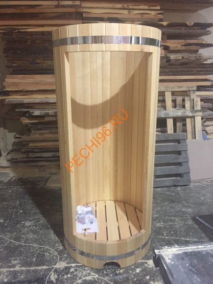 Душевая кабина НКЗ круглая из кедра