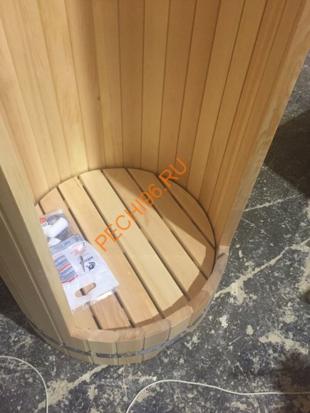 Душевая кабина НКЗ круглая из кедра