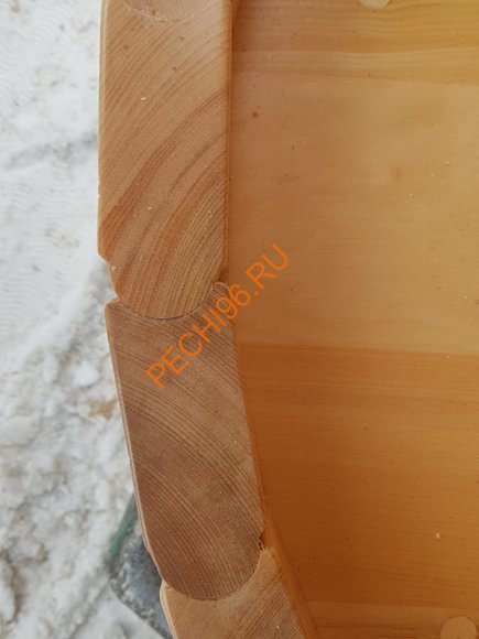 Душевая кабина НКЗ круглая из кедра