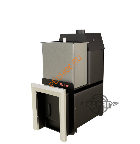 Печь банная Варяг Пересвет 20Т бак нерж 55 л закрытая каменка Печь банная Варяг Пересвет 20Т бак нерж 55 л закрытая каменка