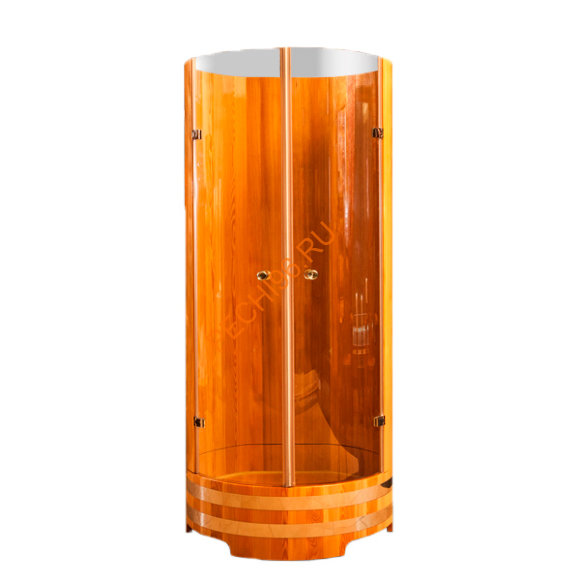 Душевая кабина c дверцами Maestro Woods из лиственницы Душевая кабина c дверцами Maestro Woods из лиственницы