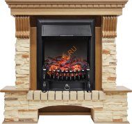 Электрокамин Royal Flame Pierre Luxe дуб/сланец с очагом Fobos FX
