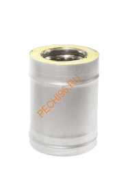 Сэндвич-труба ТиС Стандарт L=250 мм, нержавейка AISI 304/304, D130/230 мм