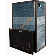 Печь банная KLOVER RT-100RV 310S Серпентинит