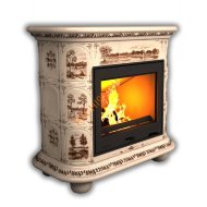 Печь-камин КимрПечь Прованс пристенный Деревня