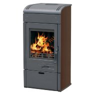 Чугунная печь-камин PLAMEN VESTA коричневая