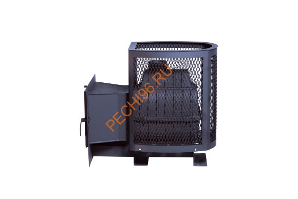 Печь банная чугунная Сибирь 20 Сетка, Панорама