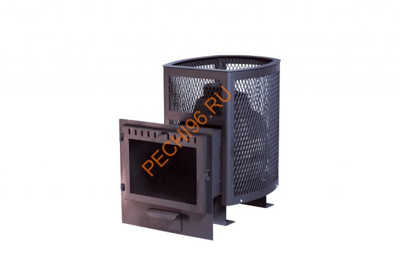 Печь банная чугунная Сибирь 20 Сетка, Панорама