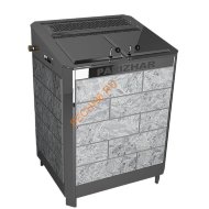 Электрическая паротермальная печь ПАРиЖАР 12 кВт серпентинит Бархат