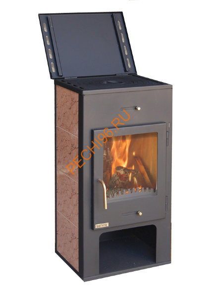 Печь-камин Мета Нарва с плитой Печь-камин Мета Нарва с плитой