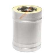 Сэндвич-труба ТиС Стандарт L=250 мм, нержавейка AISI 304/304, D150/250 мм