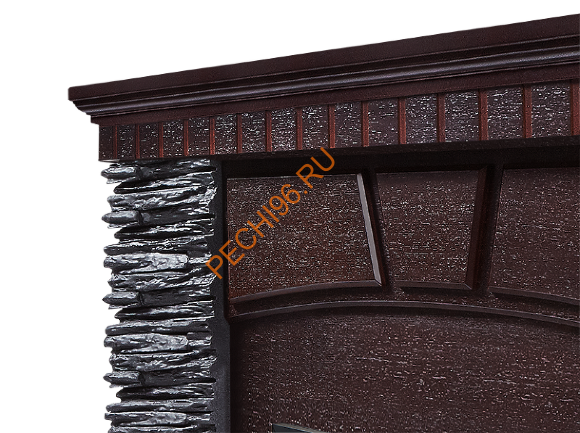 Электрокамин Electrolux Classic EFP/P-1020LS с порталом Firelight Porto Classic, сланец черный, венге