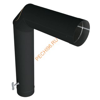 Элемент подключения ВУЛКАН VBR D115 мм, нерж 0.8, черный Элемент подключения ВУЛКАН VBR D115 мм, нерж 0.8, черный