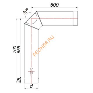 Элемент подключения ВУЛКАН VBR D115 мм, нерж 0.8, черный Элемент подключения ВУЛКАН VBR D115 мм, нерж 0.8, черный