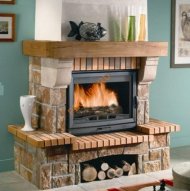 Дровяной камин CHAZELLES СS21 с топкой SOLO D70