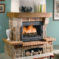 Дровяной камин CHAZELLES СS21 с топкой SOLO D70