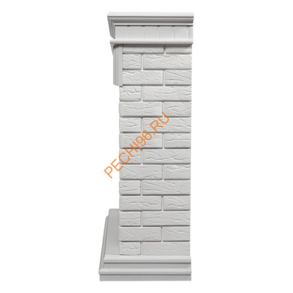 Электрокамин Electrolux EFP/P-2520LS N с порталом Bricks 25, белый