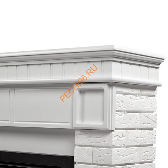 Электрокамин Electrolux EFP/P-2520LS N с порталом Bricks 25, белый