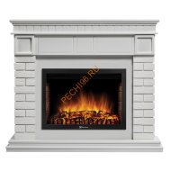 Электрокамин Electrolux EFP/P-2520LS N с порталом Bricks 25, белый