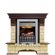 Электрокамин Dimplex Pierre Luxe с очагом Danville Chrome FB2 темный дуб/ шампань