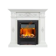 Электрокамин Dimplex Derby с очагом Brookline Black белый дуб