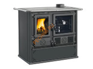 Печь-камин La Nordica ROSA 5.0 STEEL NERO ANTRACITE