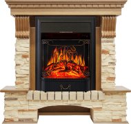 Электрокамин Royal Flame Pierre Luxe дуб/сланец с очагом Majestic FX