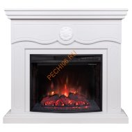 Электрокамин RealFlame Raffaele 25,5 WT с очагом Evrika 25,5 LED