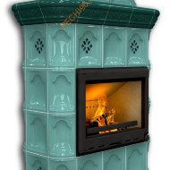 Печь-камин КимрПечь Истра центральный двухъярусный Волна