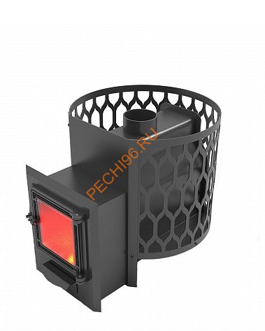 Печь банная Волга Оптима-Габион 14 ВТК ДТ-3С, 4 мм