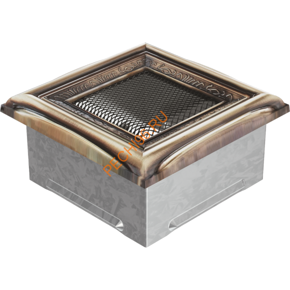 Вентиляционная решетка Kratki 11R 110х110 мм рустик