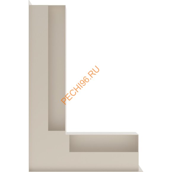 Люфт Kratki NP/L90/К угловой кремовый 766x547 мм