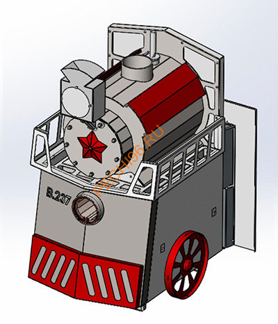 Печь банная Термофор Паровоз 14-18 ЧДС Печь банная Термофор Паровоз 14-18 ЧДС