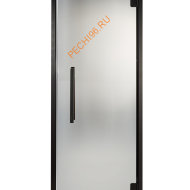 Дверь стеклянная Grandis GS 8х20-G-H-Bl коробка алюминий Diamond Black