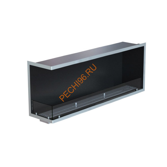 Биокамин угловой 1300х500х300 мм, стекло, рамка нержавейка Биокамин угловой 1300х500х300 мм, стекло, рамка нержавейка